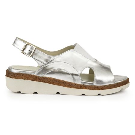 SANDALIA POLAD PLATA