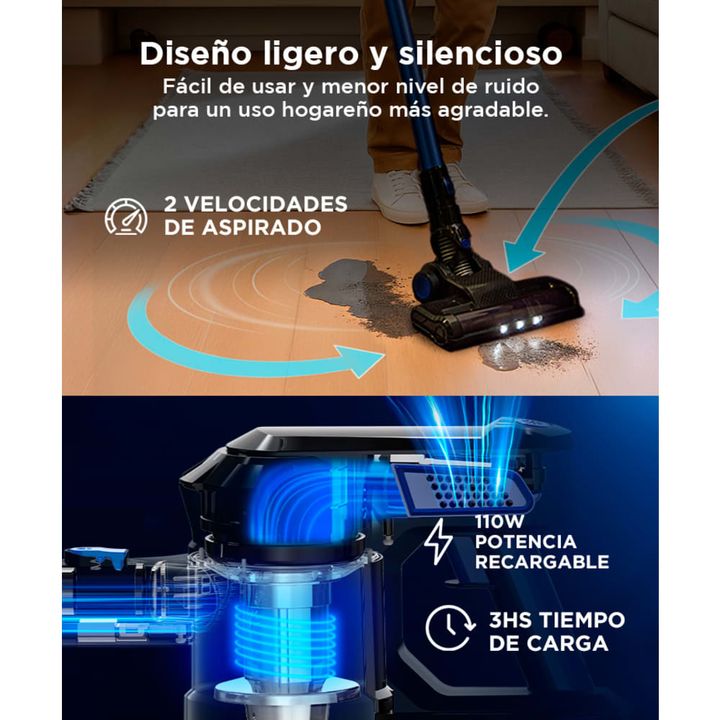 Aspiradora Inalambrica de Mano VC13 Gadnic 2 en 1 1L - Vista 5