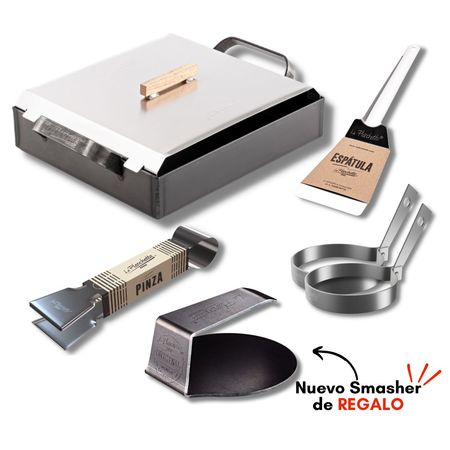 Kit Plancheta de 1 hornalla con Smasher de Regalo - La Planchetta