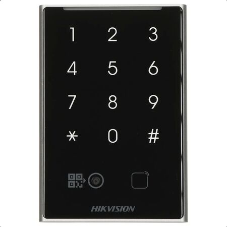 Lector Hikvision Tarjeta QR Teclaro DS-K1109DKB