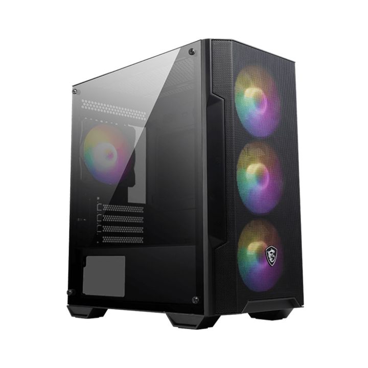 Gabinete MSI Mag Forja M100A Fan RGB Sin Fuente - Vista 3