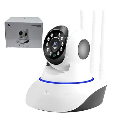 Camara Ip Seguridad Inalambrica 3 Antenas