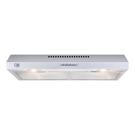 Extractor De Cocina Cuk By Gadnic EXT21450 100W Doble Filtro Aluminio 2 Luces LED Blanco