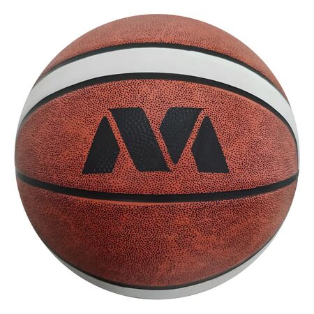 Pelota Basquet Munich Varsity N 3 Strong Cover Oficial Size NARANJA Y BLANCO