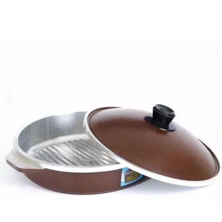 Bifera Con Tapa Fundicion Retificada 2.50 Lts Eterna Art 500