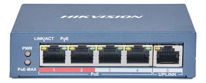 Switch Hikvision DS-3E0105P-E|M(C) - Vista 1