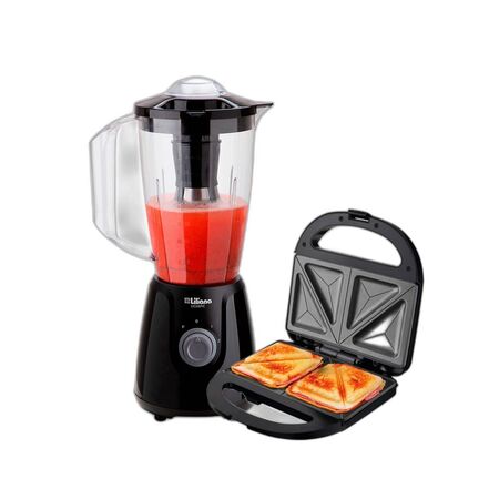 Combo Licuadora Liliana AL110 500W 1.5L + Sandwichera Liliana AS989 850W