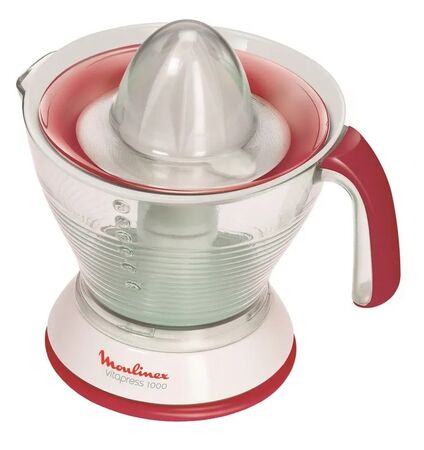 Exprimidor Vitapress Moulinex Blanco y Rojo PC3021AR