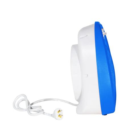 Caloventor Indelplas color 1800W. 2 potencias-Azul