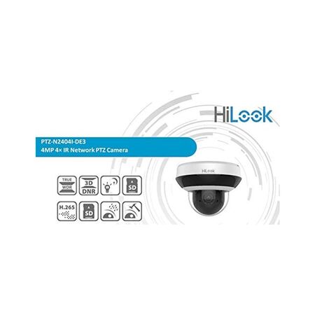 Camara IP 2MP Hilook PTZN2204IDE 4X H265+ IK10