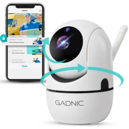 Cámara de Seguridad IP GADNIC Visión Nocturna HD Control por App