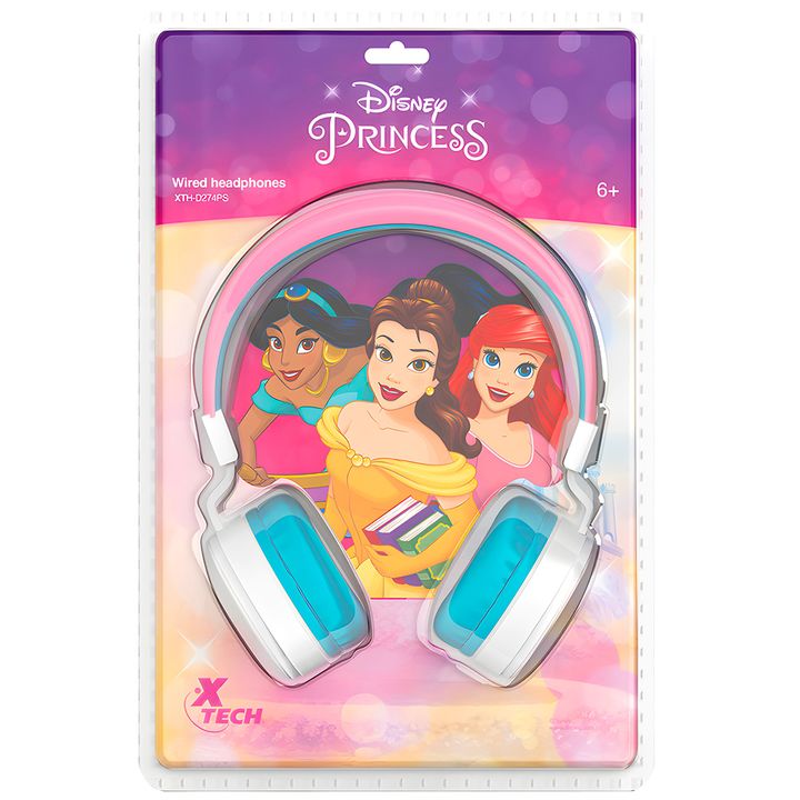 Auriculares X-Tech con Cable Estéreo con Micrófono Edición Disney Princesa - Vista 1