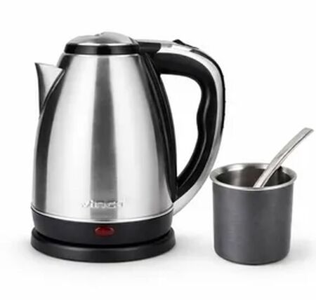 Pava eléctrica Winco + mate acero inoxidable