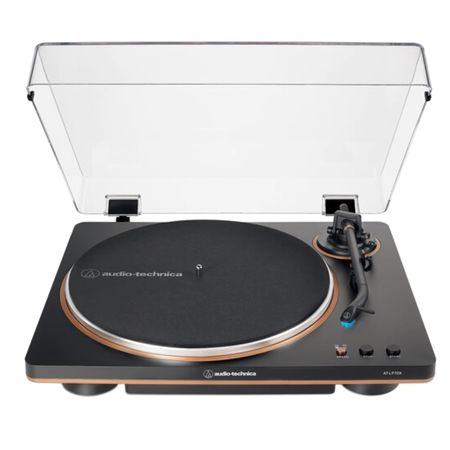 Audio-Technica AT-LP70X. Bandeja giradiscos automática Hi-Fi.  Detalles color Bronce