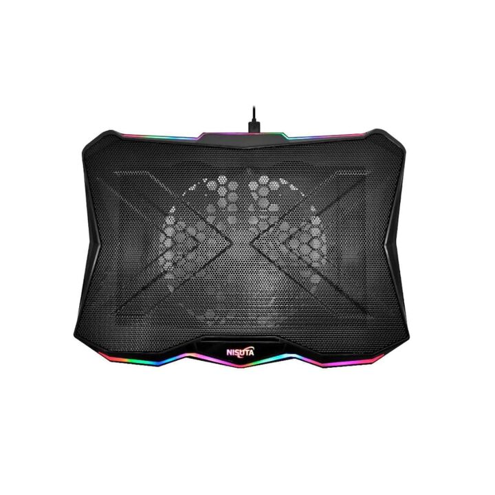 BASE DESPLEGABLE NISUTA PARA NOTEBOOK (C:NEGRO NSCN93R) - Vista 2