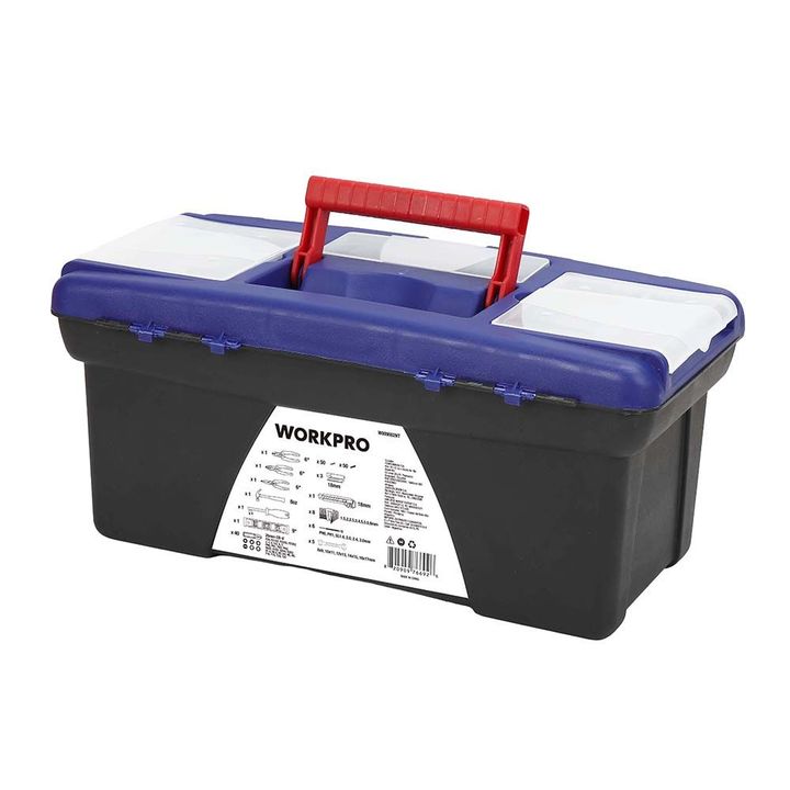 Set herramientas 169Pzs caja pl?stica p/el hogar WORKPRO - Vista 5