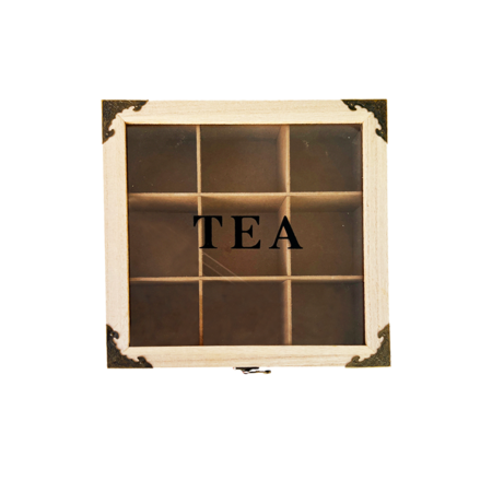 CAJA DE TÉ 9 DIVISIONES TEA