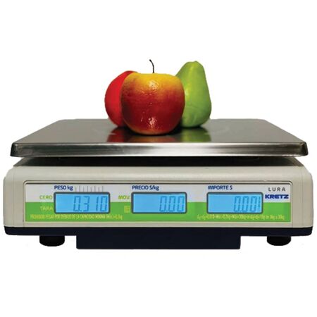 BALANZA DIG LURA PANTALLA LCD 30KG KRETZ
