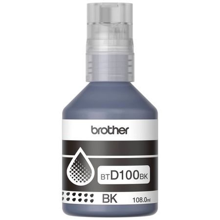 Botella de Tinta Brother BTD100 Negra