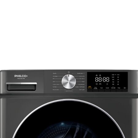 Lavasecarropas Philco PHLS128-2TN Titanium Grey Inox 