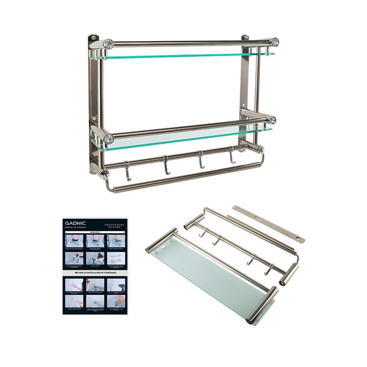 Organizador de Baño Gadnic BH01 Moderno Estante Porta Toalla - Vista 7