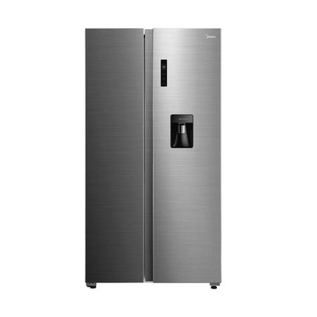 Heladera No Frost Side By Side Acero Inoxidable 521 Litros Inverter Midea Msrs710fge46adw