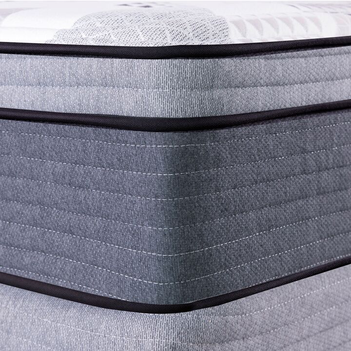 Colchon King Koil 120 Luxury Pocket 1 Plaza y Media 90x190 Resortes y Pillow Viscoelastico + Almohada de Regalo - Vista 8