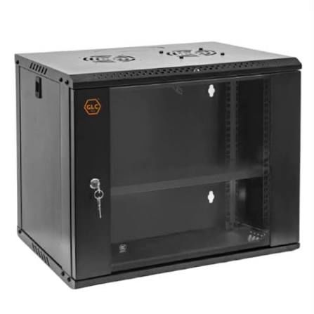 Rack Mural GLC ECO 9U Soho 450mm 19 pulgadas Vidrio