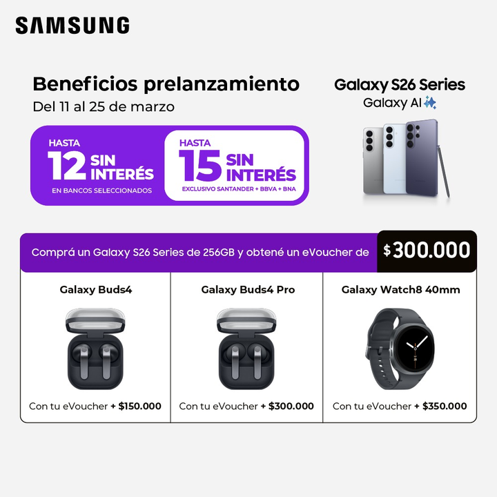 Celular Samsung S26+ 12GB 256GB Violeta - Vista 3