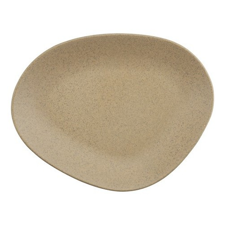 Set 12 Plato Playo 22 Cm Porcelana Kutahya Irregular Arena