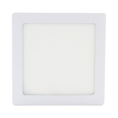 Plafon Led Etheos Cuadrado 12 W Frio