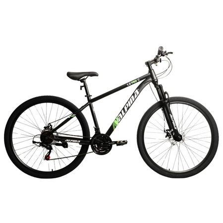 Bicicleta MTB Alpina 1.0 R29 21 Vel Disco Talle XL Neg/Ver