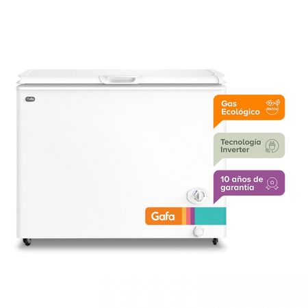 GAFA FREEZER FGHI-300B-L INVERTER HORIZ. BLANCO 280LTS