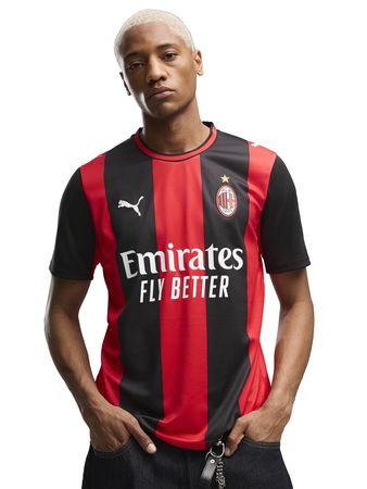 Camiseta Puma Milán Home 2026/2027 Hombre Fútbol Negro