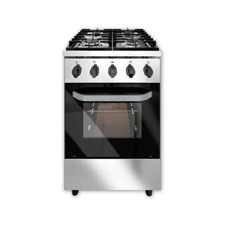 COCINA SAHO KUMA 550 - VISOR, 55CM, 4 HORNALLAS, INOX (18090)