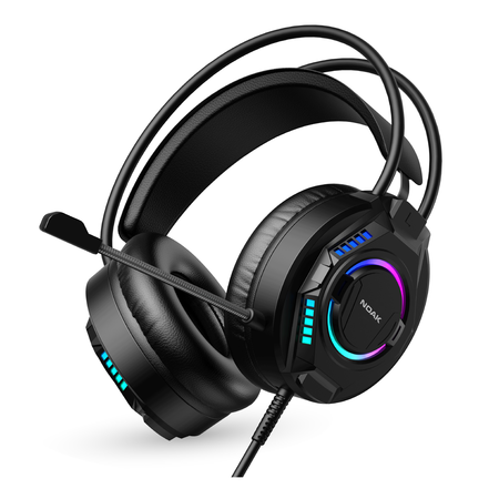 Auriculares Gamer Noak Krypton Rgb Microfono Pc Ps4 Ps5