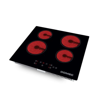 ANAFE ELECTRICO DOMEC T-04 VITROCERAMICO TOUCH