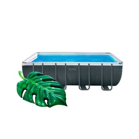 Combo Pileta Intex 17203L Ultra Frame + Colchoneta Palmera