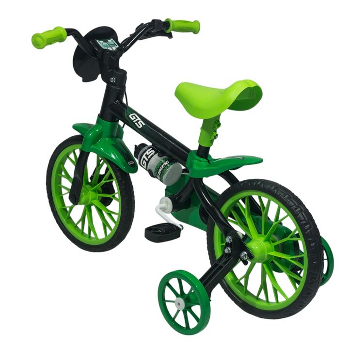Bicicleta rodado 12 GTS con cantimplora verde - Vista 4