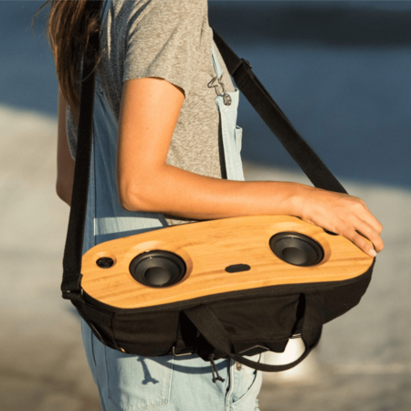 Parlante Bluetooth Portátil HOM Bag Of Riddim - S BLACK - EM-JA014-SB