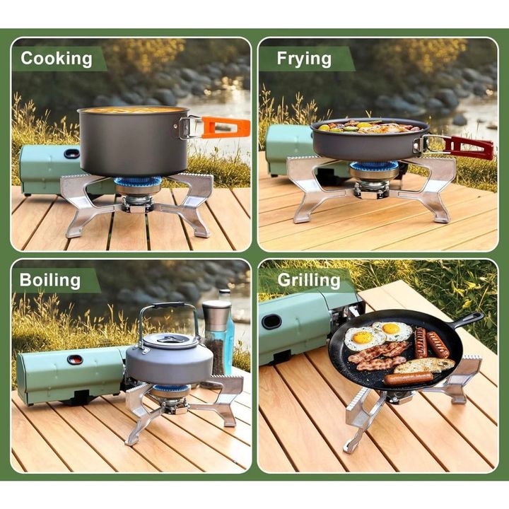 Estufa De Camping Genérica Butano Plegable Con Bolso Anafe - Vista 3