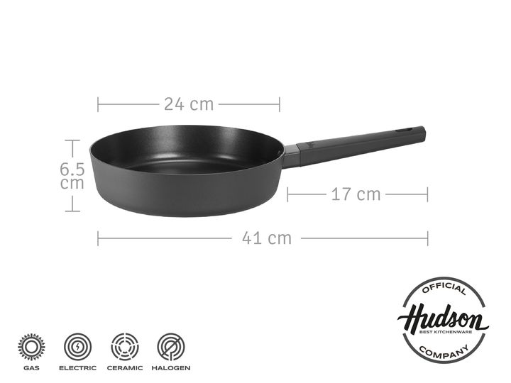 Sartén Profunda De Aluminio Con Antiadherente 24 Cm - Vista 2