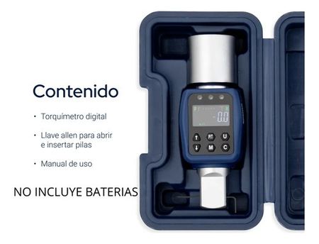 Torquímetro Digital Bremen Cubo 3/4 Pulgada 15-1000Nm con Adaptador