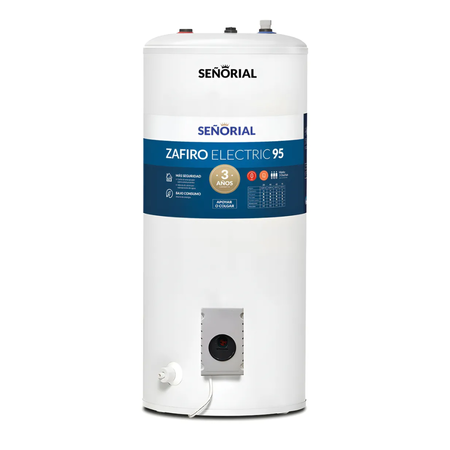 termotanque electrico 95 litros carga superior señorial