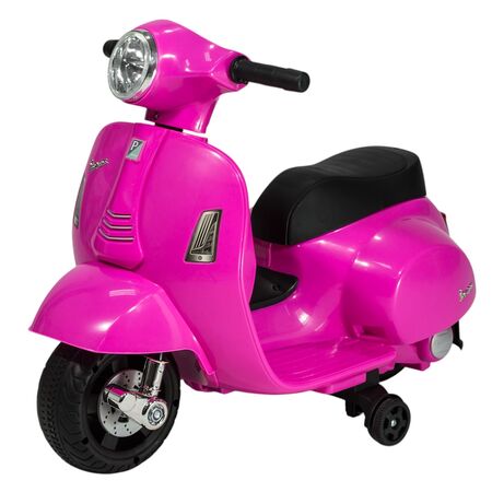Moto a batería Mini Vespa 6v Cosco Rosa