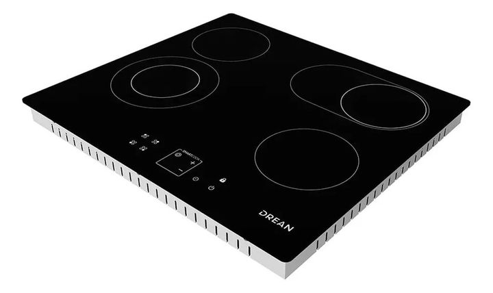 Anafe Electrico De Empotrar Vitroceramico Drean Aedr60cnv Negro - Vista 3