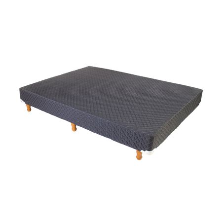 Box Sommier 2 Plazas Cannon Gris Oscuro 140x190 cm