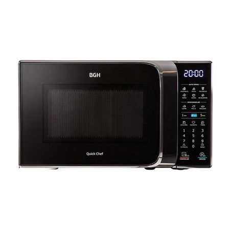 Microondas Bgh Eco Negro Digital 23 Litros B223dn20