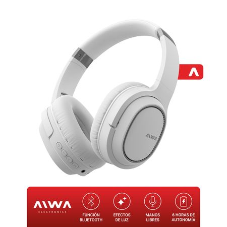 Auricular Headset Aiwa AW-AVB502B Bluetooth Plegable 6hs