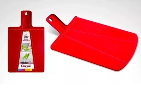 Tabla  Para Picar Plastica Plegable 29.5X26 Con Mango Carol 61 COL